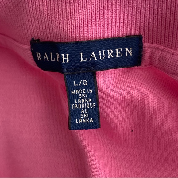 Polo Ralph Lauren Pink Short Sleeve Shirt Large - Picture 4 of 5